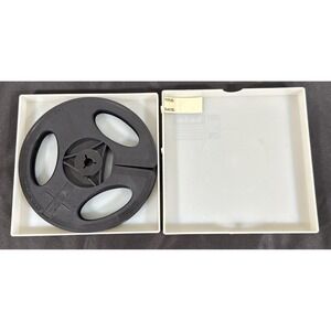 Baia Movie Reels Dual 8mm 200 Ft Black Plastic Vintage Film Storage Case New